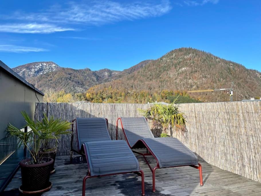 Apartamento Luxus Penthouse Mit Panoramablick Bad Ischl Exterior foto